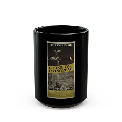 CITY OF THE LIVING DEAD (AUSTRALIA) 1980 Movie Poster - Black Coffee Mug-15oz-Go Mug Yourself