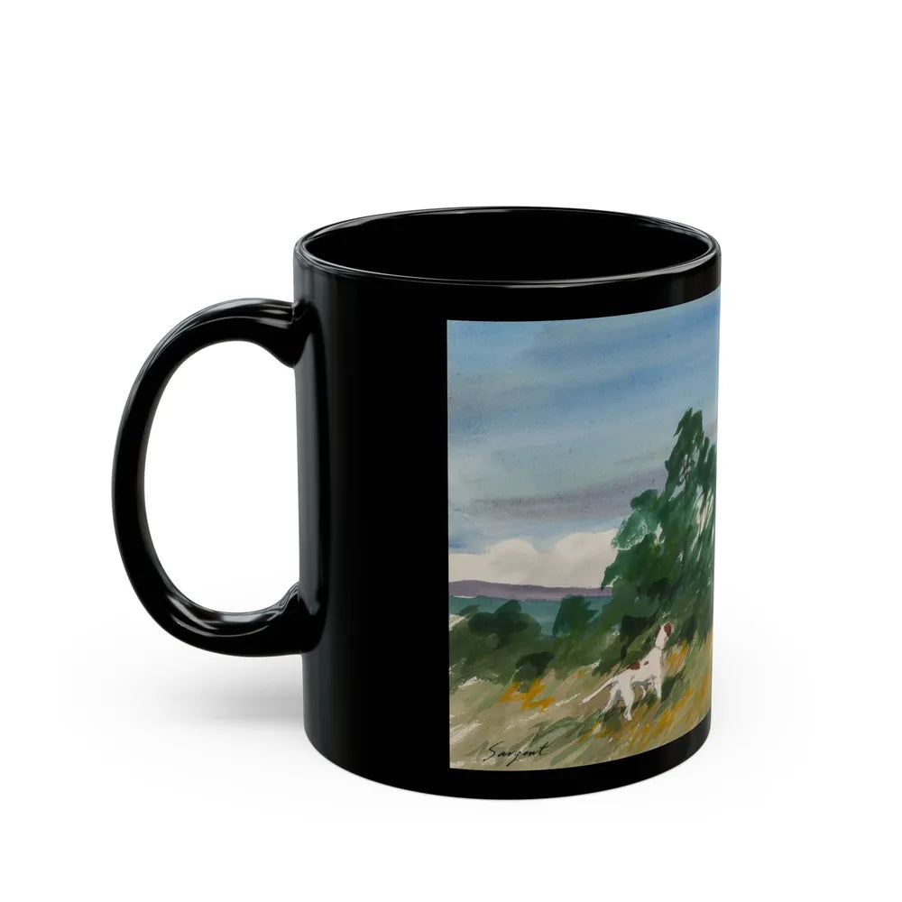 Country Life (3) - Black Coffee Mug-Go Mug Yourself