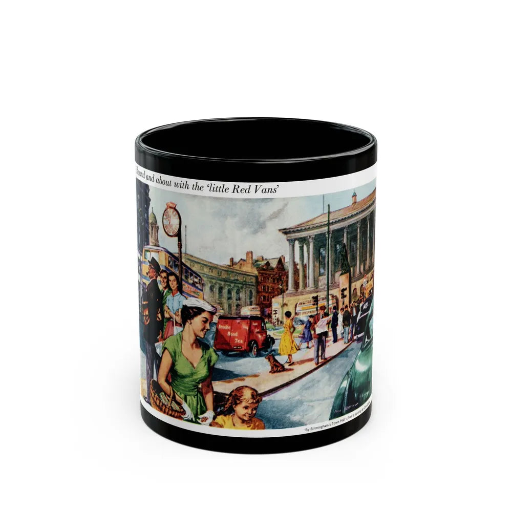 Brooke Bond Tea advertisement, 1955 - Black Coffee Mug-11oz-Go Mug Yourself