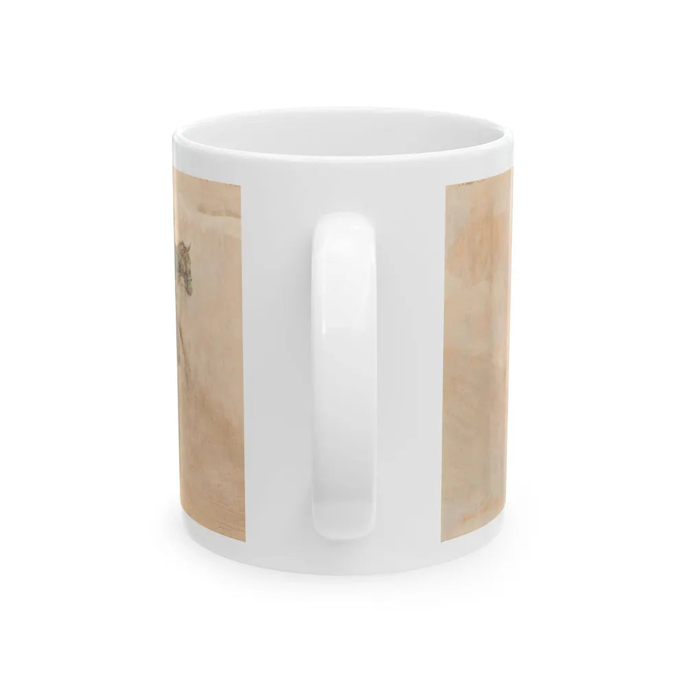 Forty Miles a Day - White Coffee Mug-Go Mug Yourself