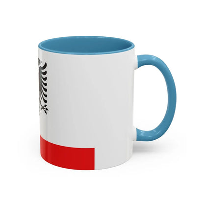 Naval Ensign of Albania - Accent Coffee Mug-Go Mug Yourself