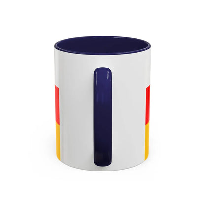 Flag of Erding Germany - Accent Coffee Mug-Go Mug Yourself