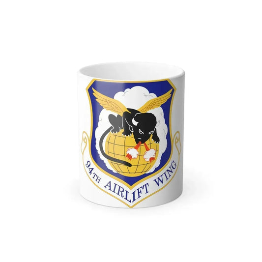 94th Airlift Wing (U.S. Air Force) Color Changing Mug 11oz - Go Mug Yourself
