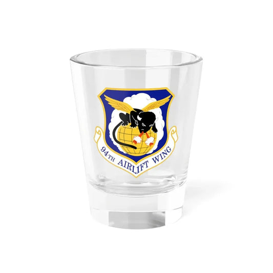 94th Airlift Wing (U.S. Air Force) Shot Glass 1.5oz 1.5oz - Go Mug Yourself