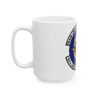 94th Logistics Readiness Squadron (U.S. Air Force) White Coffee Mug - Go Mug Yourself