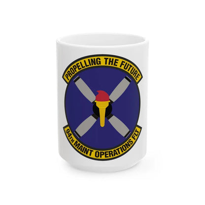 94th Maintenance Operations Flight (U.S. Air Force) White Coffee Mug-15oz-Go Mug Yourself