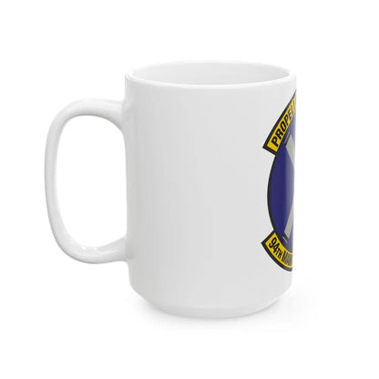 94th Maintenance Operations Flight (U.S. Air Force) White Coffee Mug-Go Mug Yourself