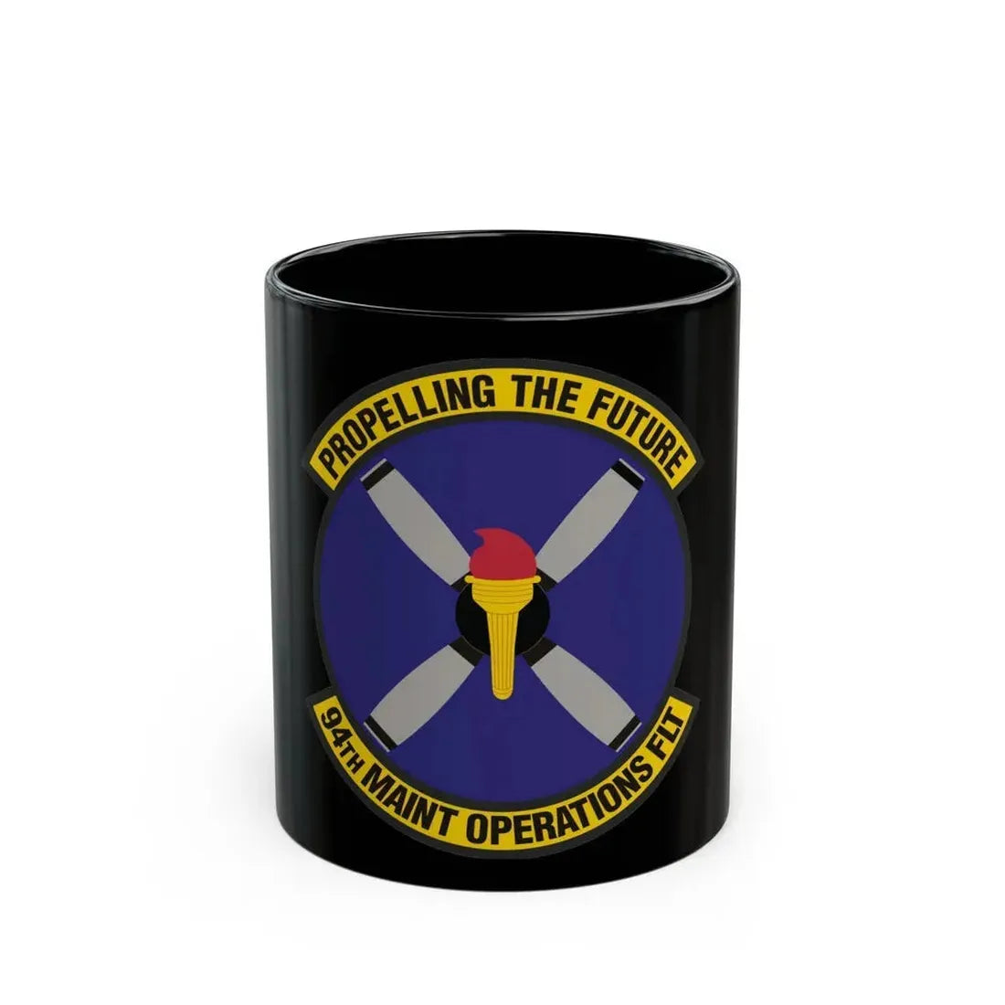 94th Maintenance Operations Flight (U.S. Air Force) Black Coffee Mug 11oz - Go Mug Yourself