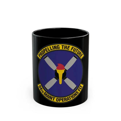 94th Maintenance Operations Flight (U.S. Air Force) Black Coffee Mug 11oz - Go Mug Yourself