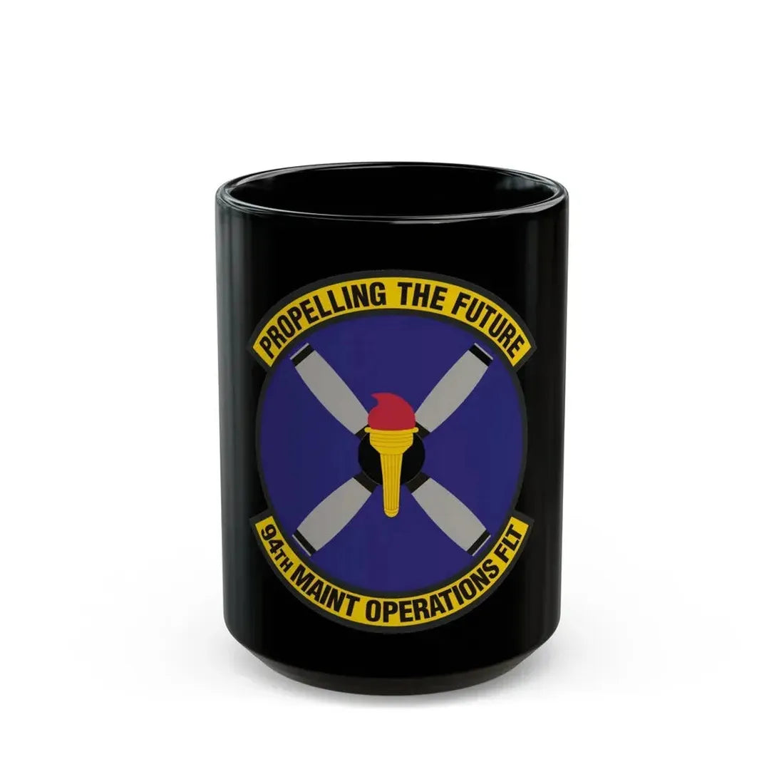 94th Maintenance Operations Flight (U.S. Air Force) Black Coffee Mug 15oz - Go Mug Yourself