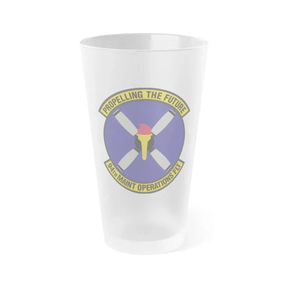 94th Maintenance Operations Flight (U.S. Air Force) Frosted Pint Glass 16oz 16oz Frosted - Go Mug Yourself