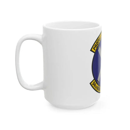 94th Maintenance Operations Flight (U.S. Air Force) White Coffee Mug - Go Mug Yourself