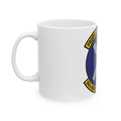 94th Maintenance Operations Flight (U.S. Air Force) White Coffee Mug - Go Mug Yourself