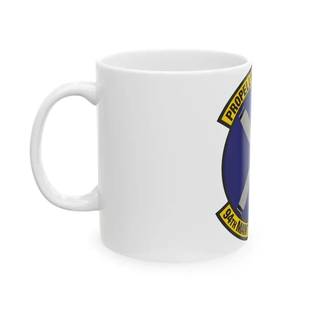 94th Maintenance Operations Flight (U.S. Air Force) White Coffee Mug - Go Mug Yourself