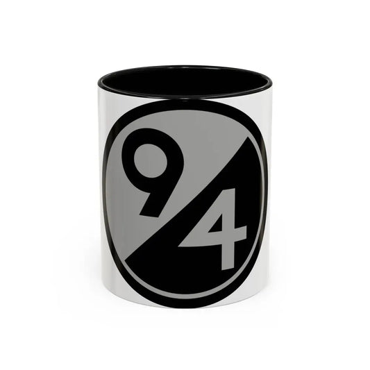 94th Regional Readiness Command SSI (U.S. Army) Accent Coffee Mug 11oz Black - Go Mug Yourself