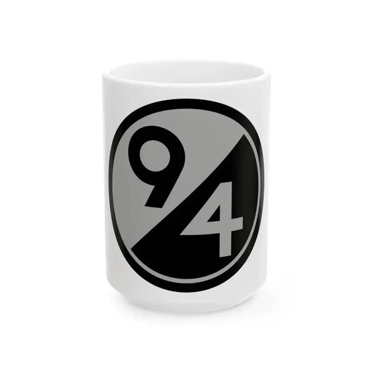 94th Regional Readiness Command SSI (U.S. Army) White Coffee Mug 15oz - Go Mug Yourself