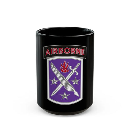 95 Civil Affairs Brigade (U.S. Army) Black Coffee Mug-15oz-Go Mug Yourself