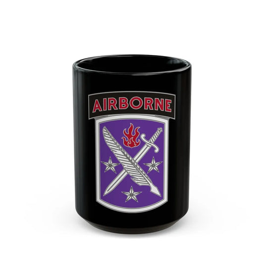 95 Civil Affairs Brigade (U.S. Army) Black Coffee Mug-15oz-Go Mug Yourself