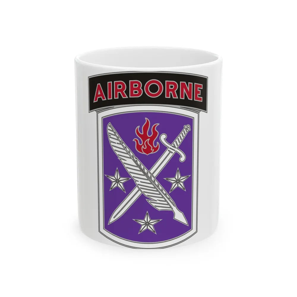 95 Civil Affairs Brigade (U.S. Army) White Coffee Mug-11oz-Go Mug Yourself