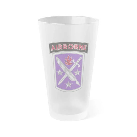 95 Civil Affairs Brigade (U.S. Army) Frosted Pint Glass 16oz Default Title - Go Mug Yourself
