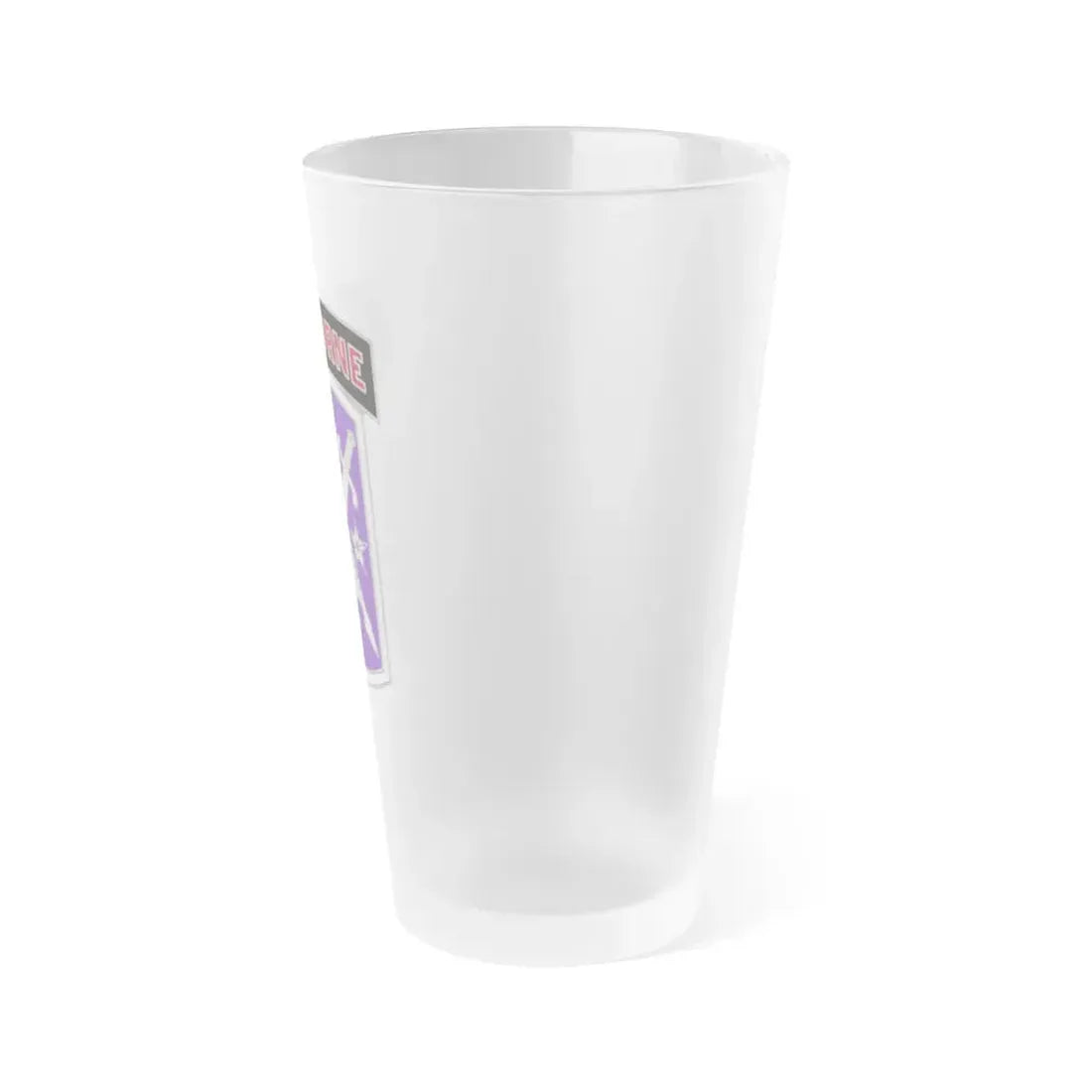 95 Civil Affairs Brigade (U.S. Army) Frosted Pint Glass 16oz - Go Mug Yourself