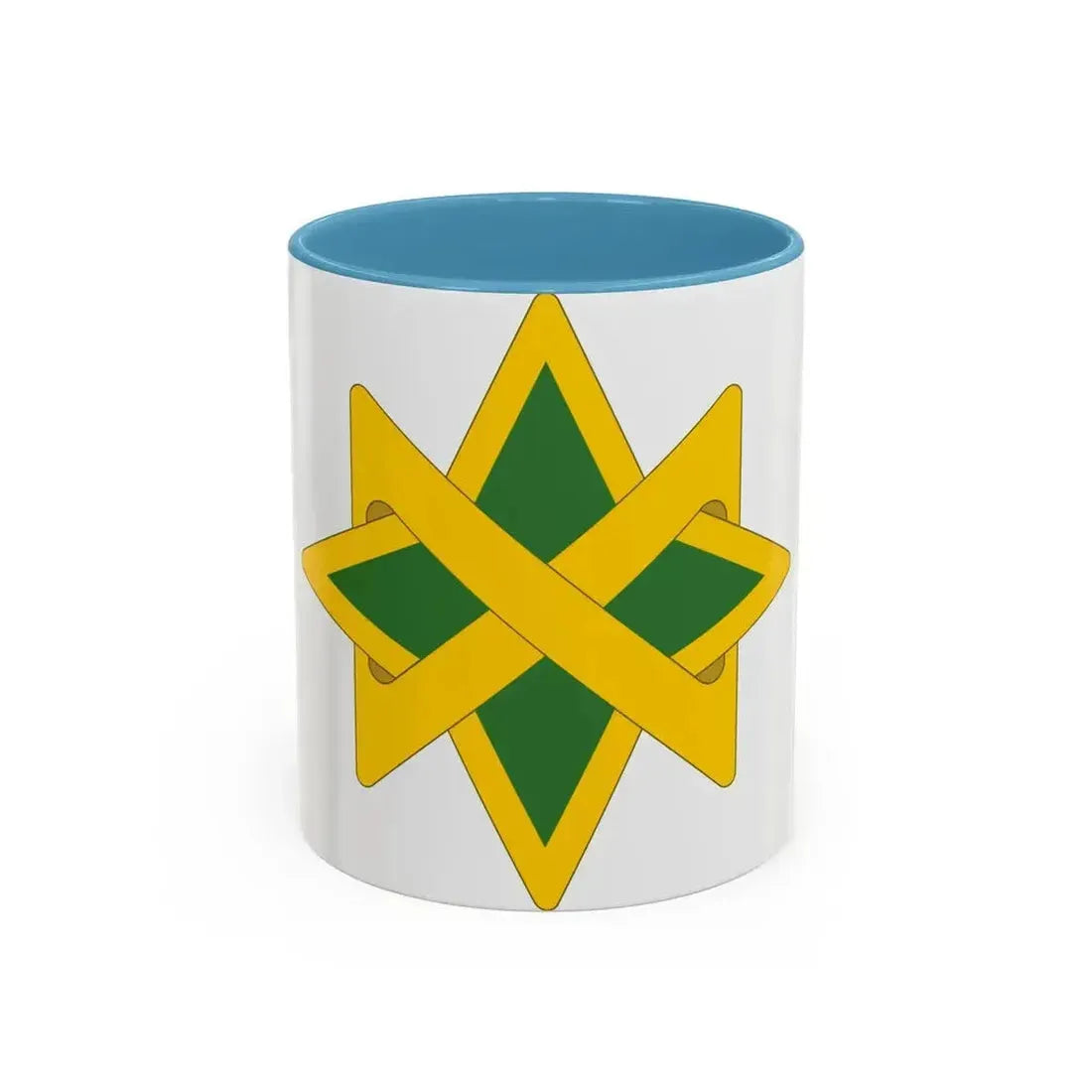 95 Military Police Battalion (U.S. Army) Accent Coffee Mug 11oz Light Blue - Go Mug Yourself