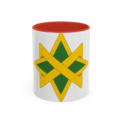95 Military Police Battalion (U.S. Army) Accent Coffee Mug 11oz Red - Go Mug Yourself
