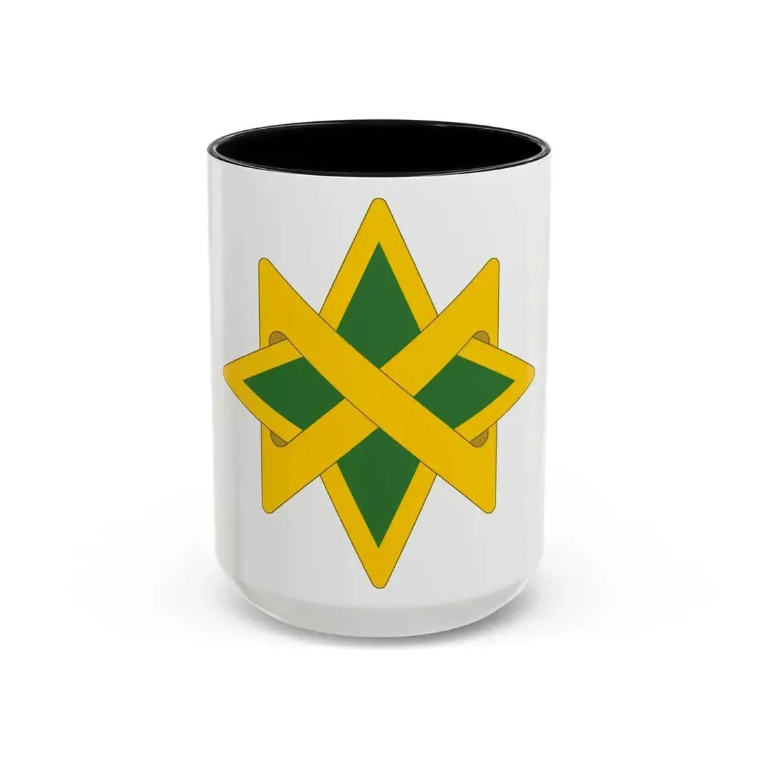 95 Military Police Battalion (U.S. Army) Accent Coffee Mug 15oz Black - Go Mug Yourself