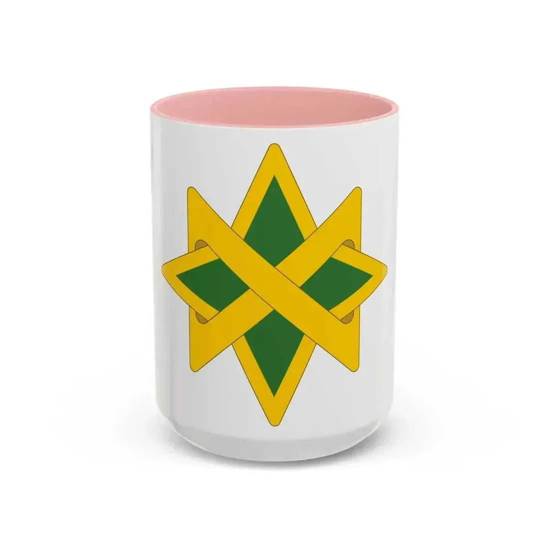 95 Military Police Battalion (U.S. Army) Accent Coffee Mug 15oz Pink - Go Mug Yourself