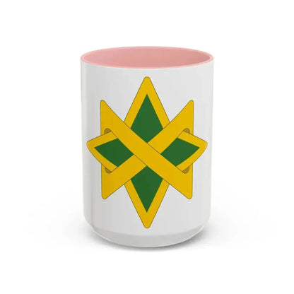 95 Military Police Battalion (U.S. Army) Accent Coffee Mug 15oz Pink - Go Mug Yourself