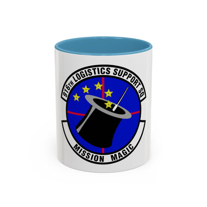 916th Logistics Support Squadron (U.S. Air Force) Accent Coffee Mug