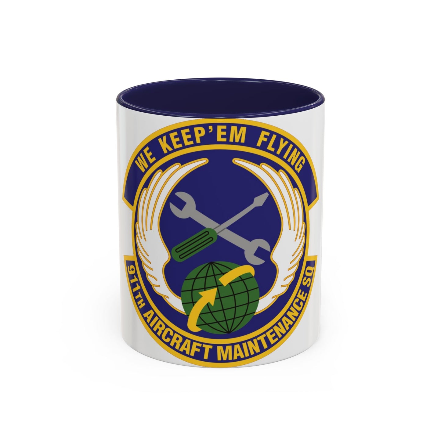 911th Aircraft Maintenance Squadron (U.S. Air Force) Accent Coffee Mug