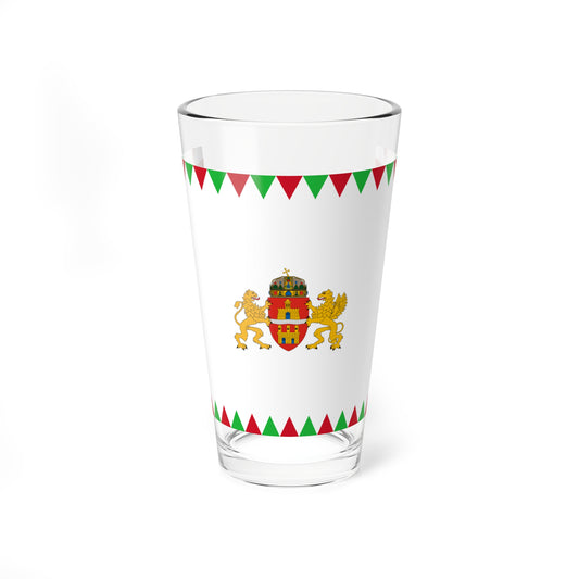 Proposed flag of Budapest 2011 (Hungary) Pint Glass 16oz