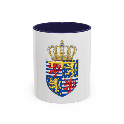 Lesser coat of arms of the Hereditary Grand Duke of Luxembourg (2000) - Accent Coffee Mug