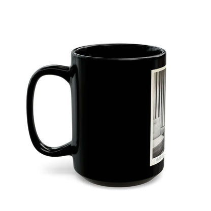 Barbara Rush #235 (Vintage Female Icon) Black Coffee Mug-Go Mug Yourself