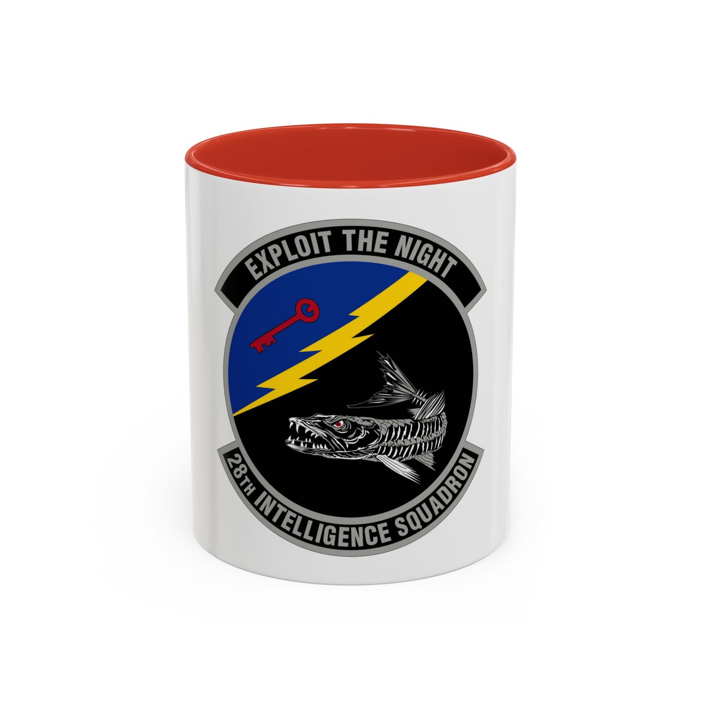 28 Intelligence Squadron AFRC (U.S. Air Force) Accent Coffee Mug