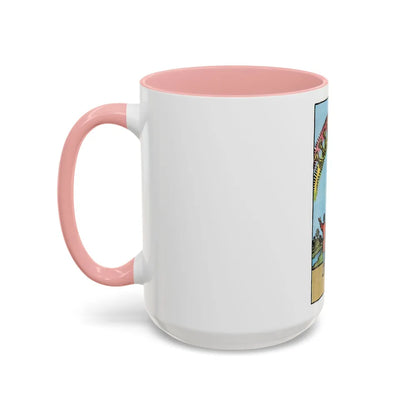 The 10 of Cups (Tarot Card) Accent Coffee Mug-Go Mug Yourself