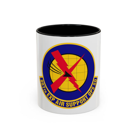 807th Expeditionary Air Support Operations Squadron (U.S. Air Force) Accent Coffee Mug