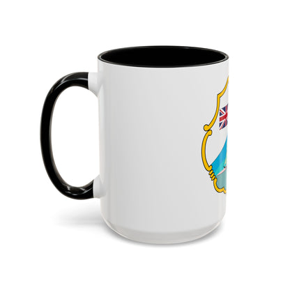 Coat of arms of British Honduras (1819-1907) - Accent Coffee Mug