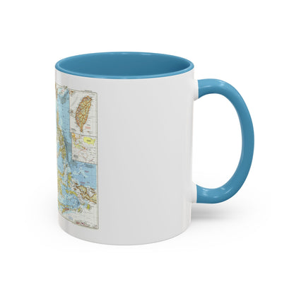 Asia - Southeast (1955) (Map) Accent Coffee Mug