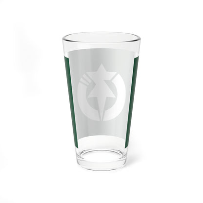 Flag of Neba Nagano (Japan) Pint Glass 16oz