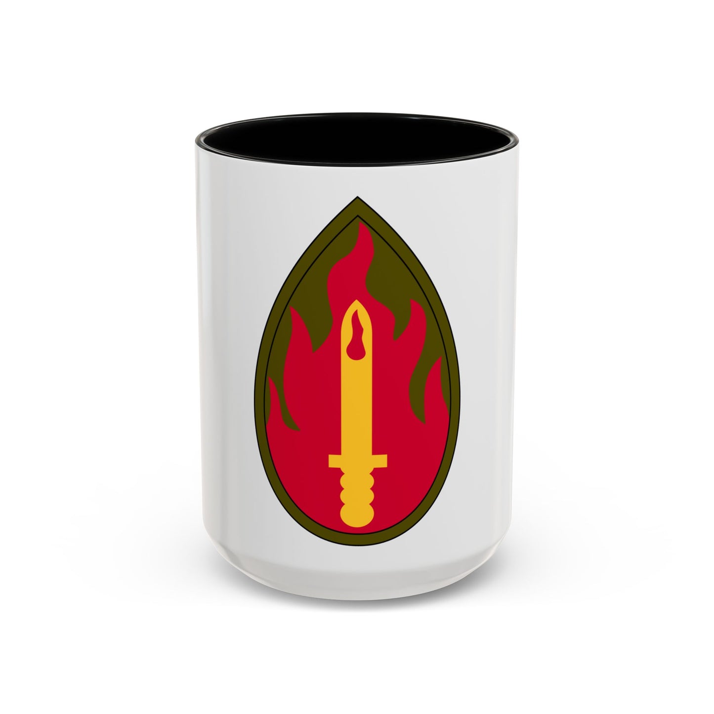 63rd Infantry Division SSI (U.S. Army) Accent Coffee Mug
