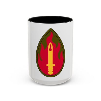 63rd Infantry Division SSI (U.S. Army) Accent Coffee Mug
