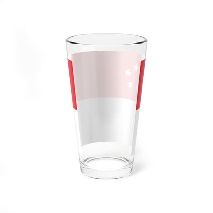 Flag of Singapore (Singapore) Pint Glass 16oz