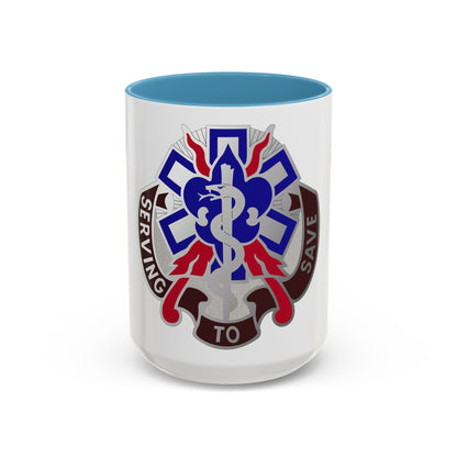 350 Surgical Hospital (U.S. Army) Accent Coffee Mug