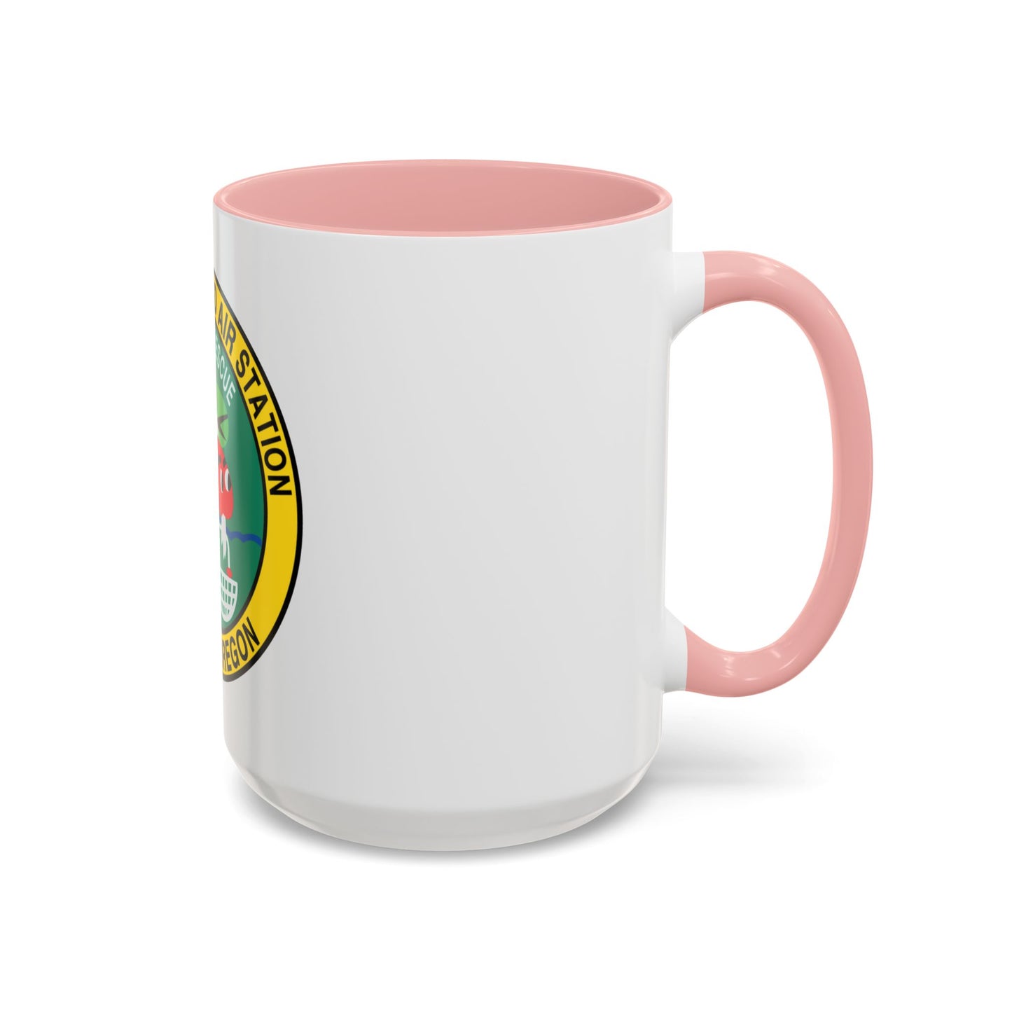 USCG Air Station Astoria (U.S. Coast Guard) Accent Coffee Mug