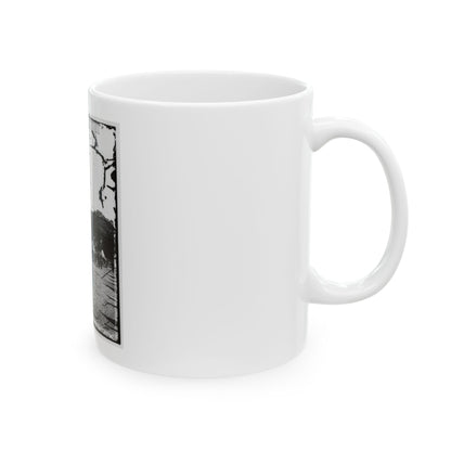 Battery Drill, U.S.A. (U.S. Civil War) White Coffee Mug