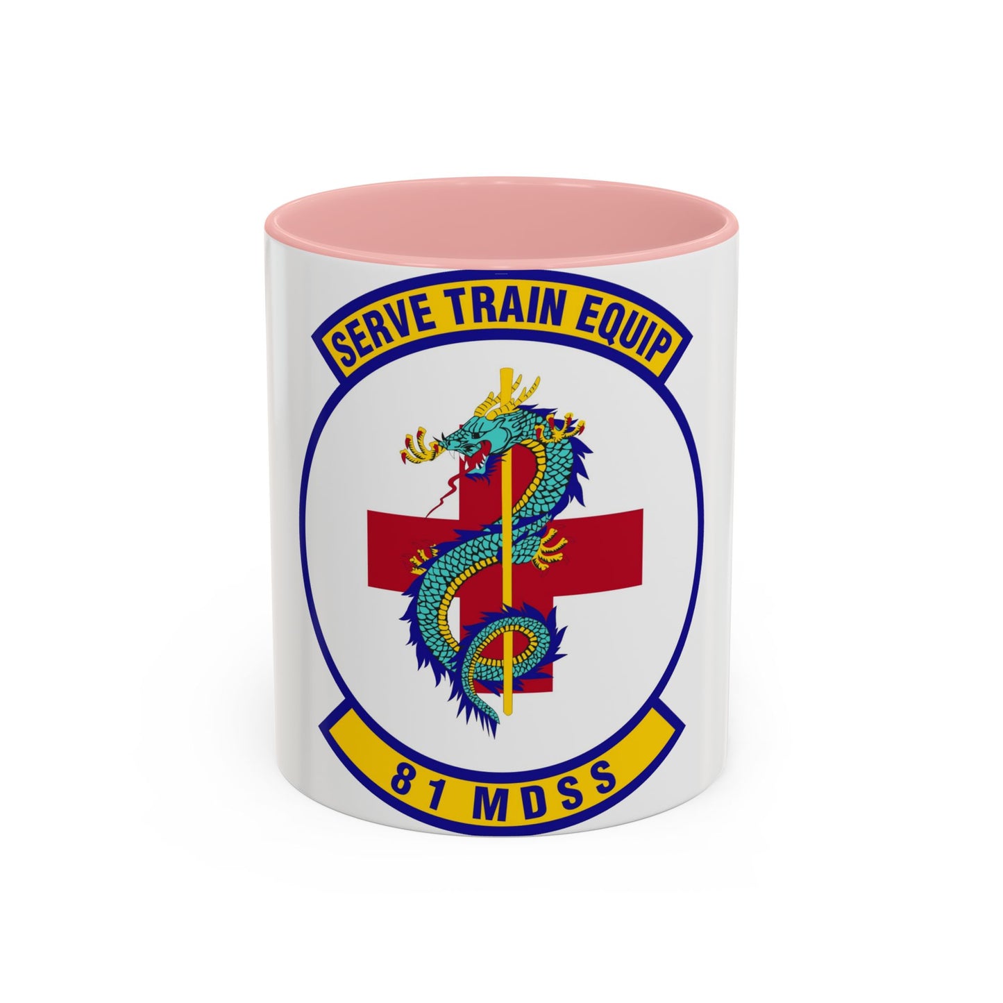 81st Medical Support Squadron (U.S. Air Force) Accent Coffee Mug