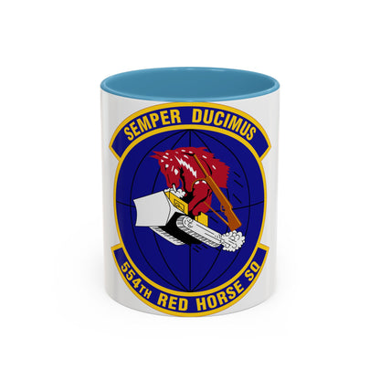 554 RED HORSE Squadron PACAF (U.S. Air Force) Accent Coffee Mug