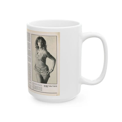 Ingrid Pitt #102 - Mag. Pages (Vintage Female Icon) White Coffee Mug-Go Mug Yourself